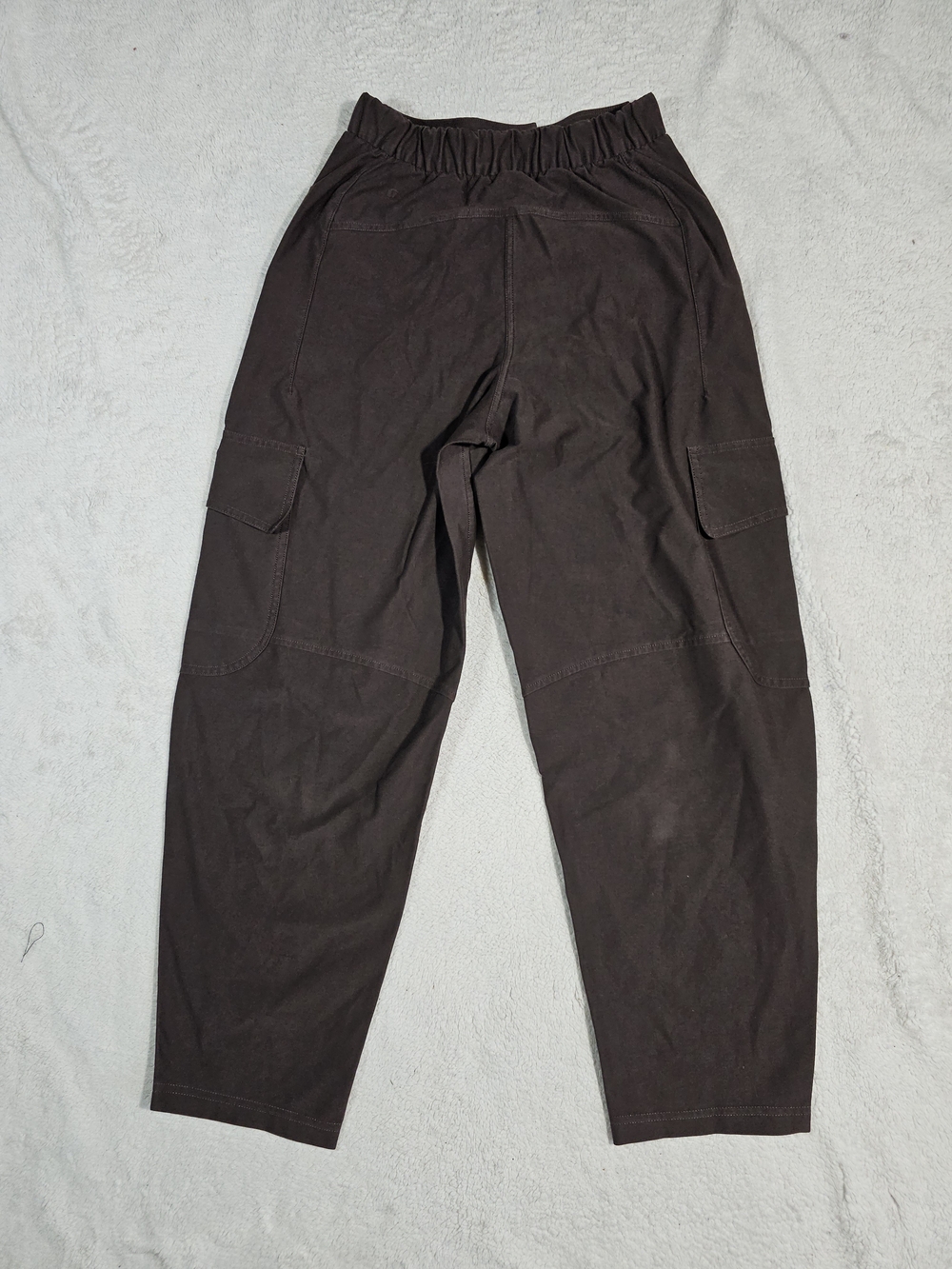 Lululemon Utilitech Cargo Pants Brown Pockets High Rise Crop Womens Size 24 - Picture 6 of 10